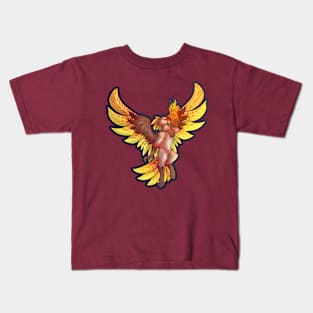 Scorching Skies Phoenix Kids T-Shirt